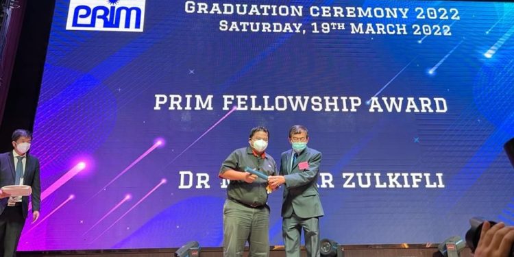UniKL’s Dr. Muzafar, the youngest fellow to be honoured by PRIM