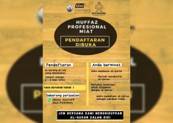 Huffaz Professional programme at UniKL MIAT now open for registration