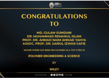 UniKL’s conductive polymer research earns Wiley’s top recognition