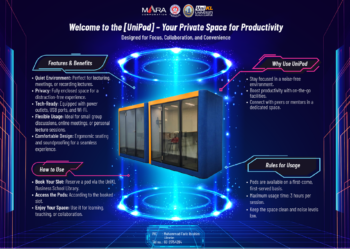 UniKL introduces UniPod: A private space for online learning & work