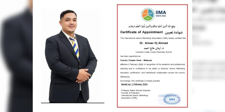 UniKL BIS senior lecturer appointed Malaysia Chapter Head of IIMA