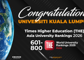 2026: UniKL remains among Asia’s top universities