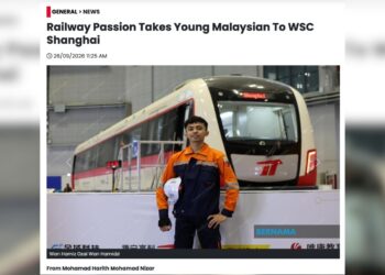 Railway passion takes young Malaysian to WSC Shanghai