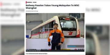 Railway passion takes young Malaysian to WSC Shanghai