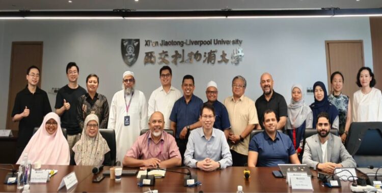UniKL MIMET with XJTLU and ASEAN university representatives during the ASEAN–XJTLU Embodied Intelligence Strategic Discussion at XJTLU Taicang Campus.