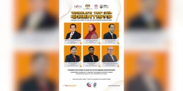 Six UniKL researchers named among World’s Top 2% Scientists